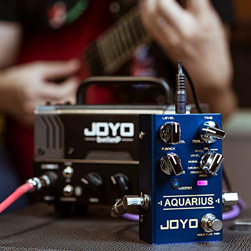 JOYO-R07 - Aquarius Delay/Looper, Get 8 digital delay effects + 5